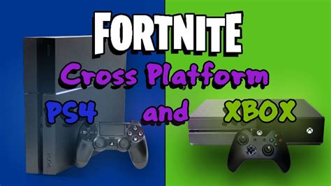 Fortnite Cross Platform Play On Ps4 And Xbox One Youtube