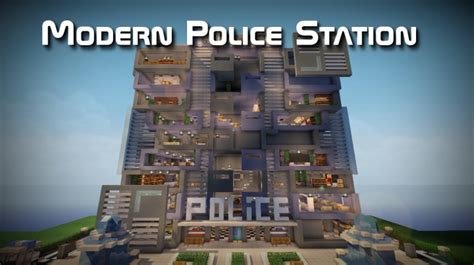 Modern Police Station Minecraft Map
