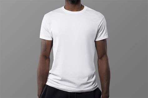 Premium quality, featuring male model, free hoodie mockup. Black Man T-Shirt Mockup (PSD)