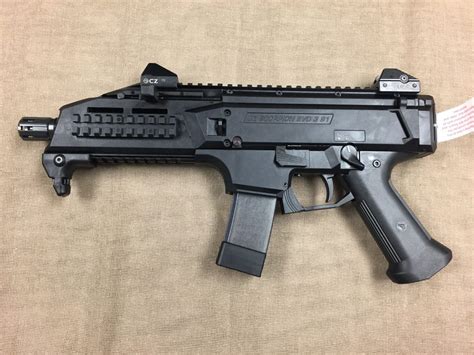 Cz Scorpion Evo 3 S1 9mm Pistol 77″ Bbl Saddle Rock Armory