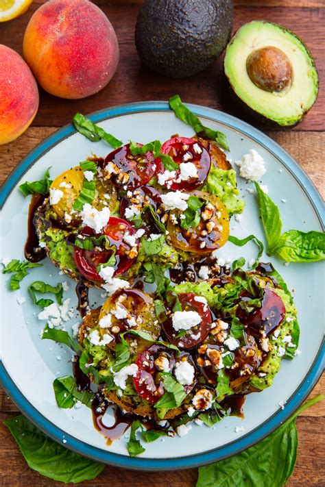 Tomato And Goat Cheese Avocado Toast With Balsamic Glaze Closet Cooking