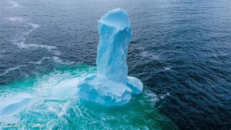 Canadá Foto De Iceberg Em Formato De Pênis Viraliza Nas Redes