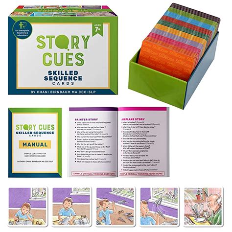 Buy Skillease Story Cues Skilled Sequencing Cards Speech Therapy