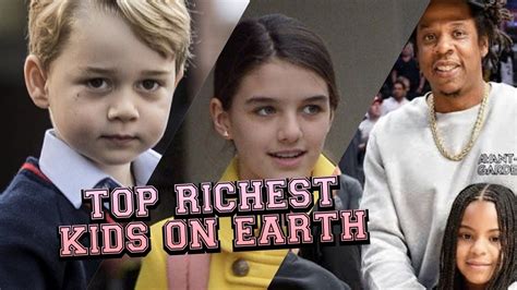 Top 10 Richest Kids In The World Youtube