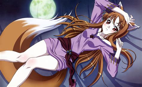 Anime Girls Spice And Wolf Wolf Girls Holo Wallpaper Anime Wallpaper Better