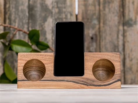 Wood Sound Amplifier Phone Amplifier Wood Music Desktop Etsy