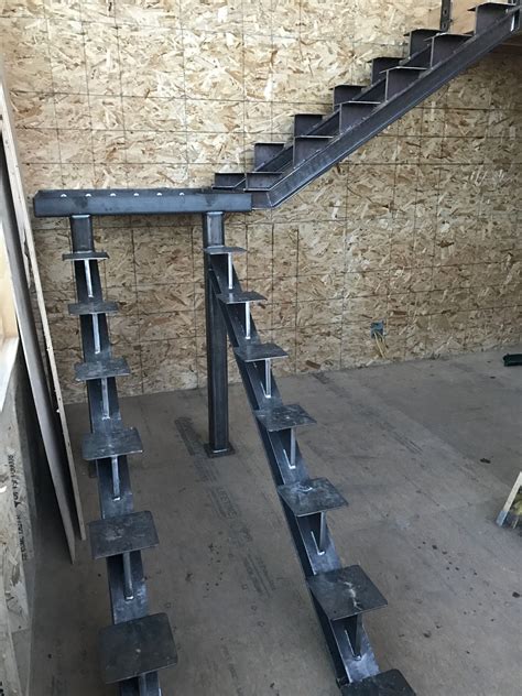 Steel Stringers Staircase Design Exterior Stairs Building Stairs