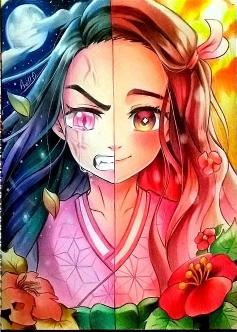 Anime Girl Drawing Colored Manga Expert