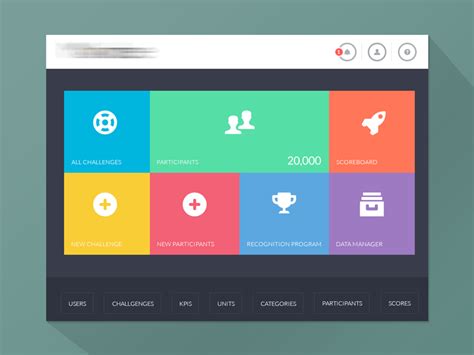 Dribbble Main Menu Page By Bluroon Flat And Filthy Ui Design