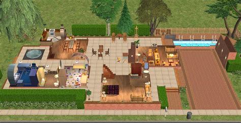 Mod The Sims Case Study House 5 Redux Modern Base Game No Cc House