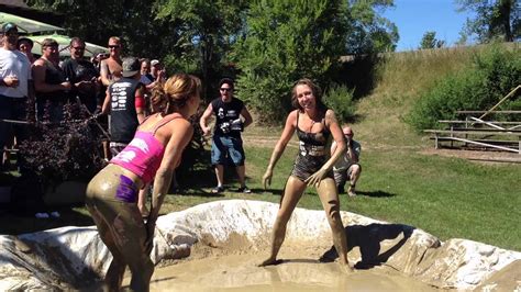 Mud Wrestling Muddy Mayhem 2012 YouTube