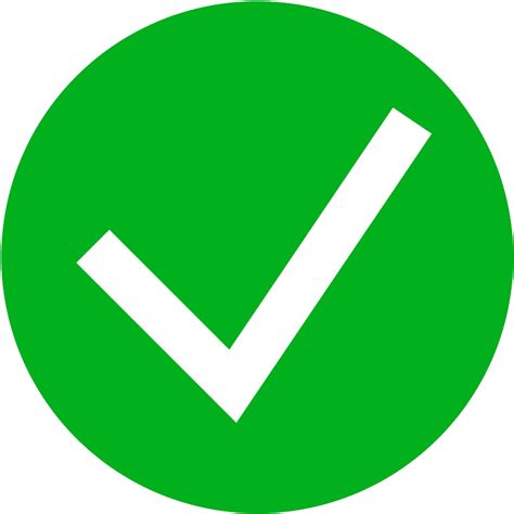 Download Green Tick Check Mark Icon Simple Style Vector Icon Green