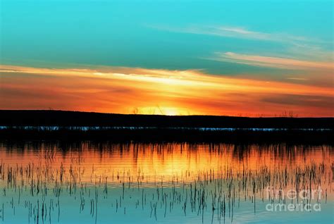 Colorful Sunset Over Water Photograph By Sandra Js Fine Art America