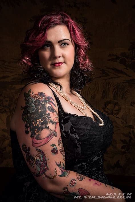 Model Plus Size Tattoo Alternative Plus Size Tattoos Tattooed