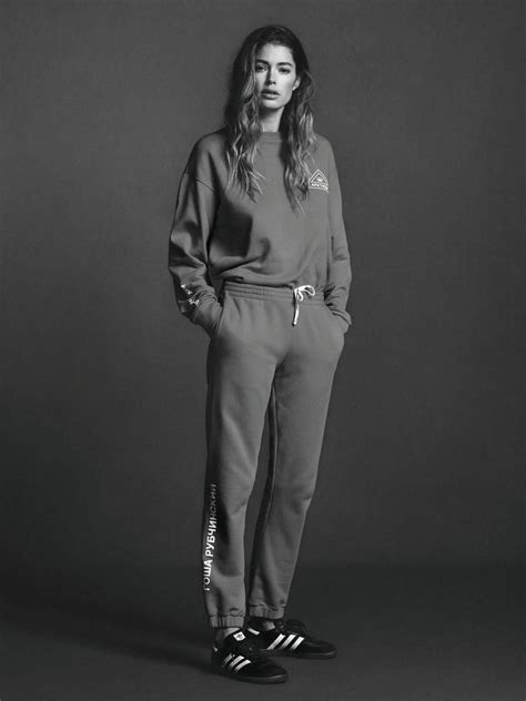 The Dutch Model Wears Sporty Activewear Inspired Looks For The