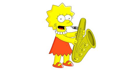 Lisa Simpson Saxophone