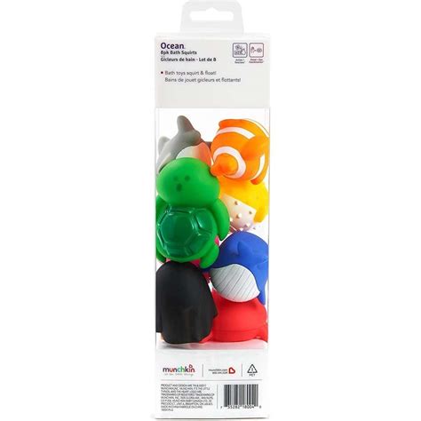 Munchkin Ocean Bath Squirts Bath Toy 8 Pk Woolworths