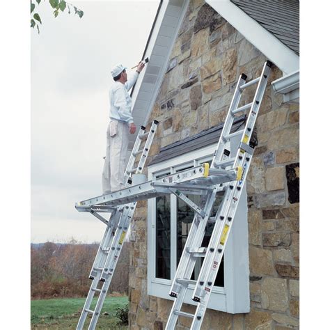 Werner Aluminum Extension Ladders D1300 2 250 Lbs
