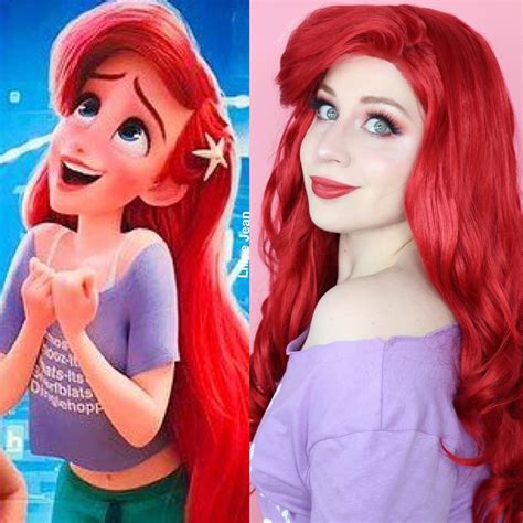 Ariel Wreck It Ralph 2 Comfy Princess Makeup Tutorial Disney Cosplay 2020 Lillee Jean In 2020