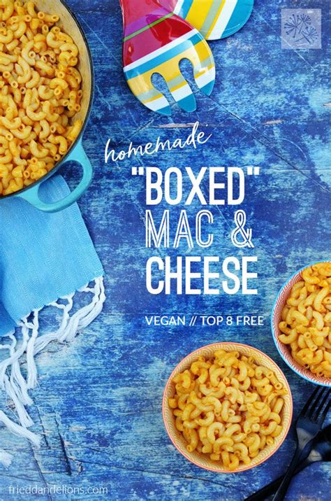 Homemade Boxed Mac And Cheese Recipe Boxed Mac And Cheese Mac And Cheese Vegan