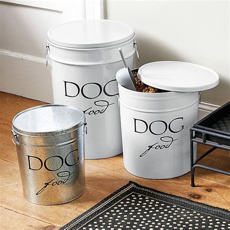 If you do prefer using a storage container, keep the food in the original bag within the container to create an ideal storage location. Pet Food Canisters | Food canisters, Dog food container ...