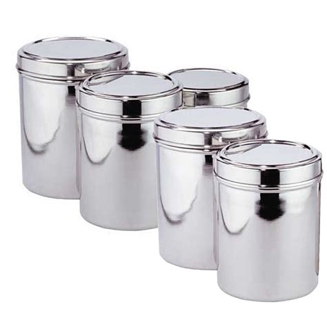 5 best stainless steel kitchen canister set convenient and handy unit for any kitchen tool box