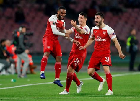 Save online today with verified and working arsenal offers. Napoli vs Arsenal result, Europa League 2019 report: Lacazette stunner sends Gunners into semi ...