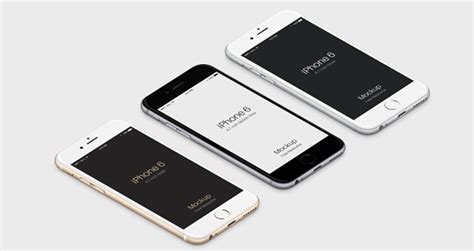 Download 3D View iPhone 6 Psd Vector Mockup | Psd Mock Up Templates | Pixeden