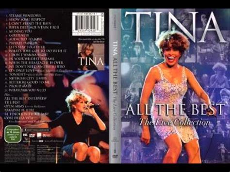 Tina released her cover of the best as the lead single off her seventh studio album, foreign affair (1989). Tina Turner All the Best - YouTube