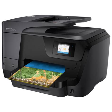 Raise the lid of the scanner and remove the packing tape around it. HP OfficeJet Pro 8710 All-in-One Printer - D9L18A | price ...