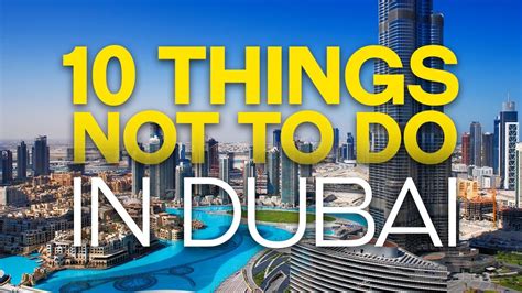 Check spelling or type a new query. 10 Things Not To Do In Dubai - YouTube