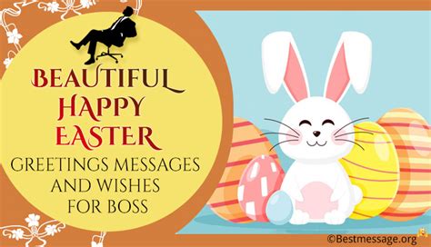 Beautiful Happy Easter Greetings Messages For Boss