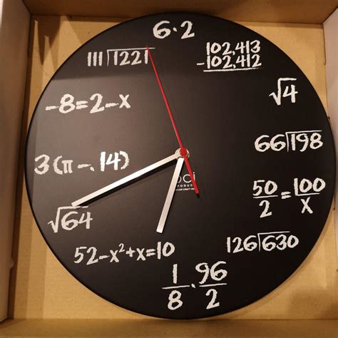 数式時計 Pop Quiz Clock By Deco Craft Inc メルカリ