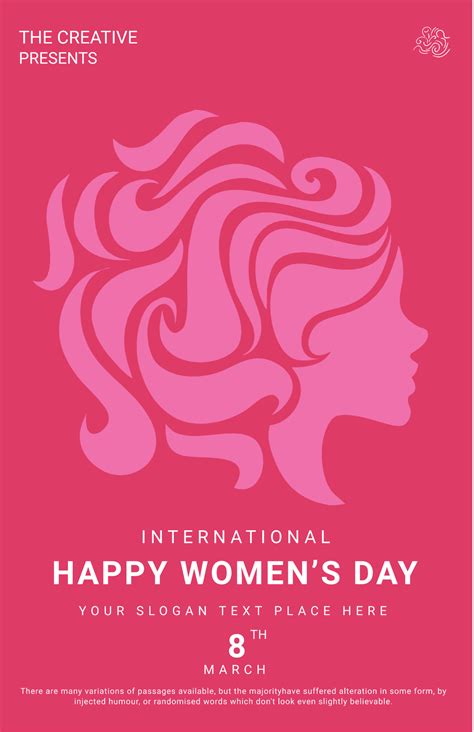 free womens day poster edit online and download