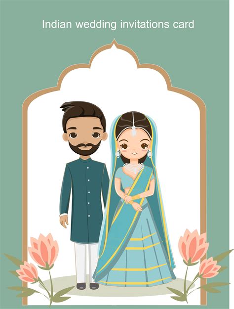Cute Indian Wedding Cartoon Images - Wedding Ideas