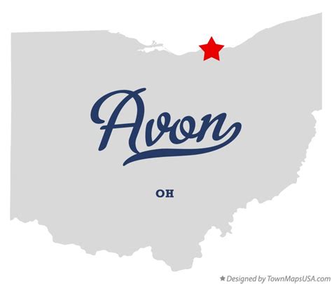 Map Of Avon Oh Ohio