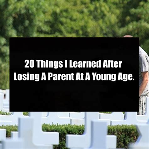 20 Things I Learned After Losing A Parent At A Young Age