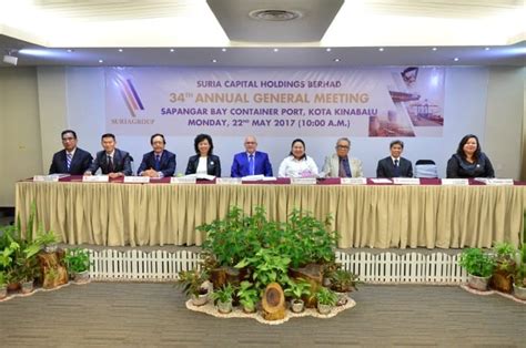 The company is engaged in the suria capital holdings bhd headquarters: Suria Capital Holdings Berhad 34th Annual General Meeting ...
