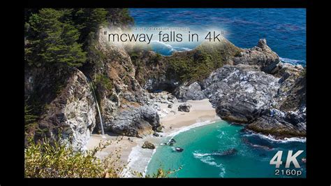 Mcway Falls In 4k Epic Nature Relaxation Video
