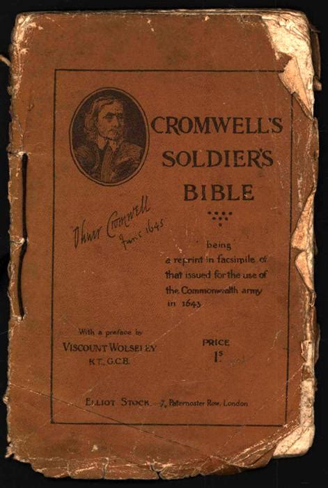 Cromwells Soldiers Bible Being A Reprint In Facsimile Of The