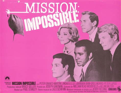Mission Impossible Versus The Mob Original 1969 French Press Sheet