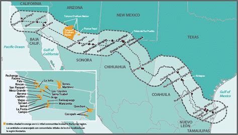 Get Map Of Us Border With Mexico Free Vector