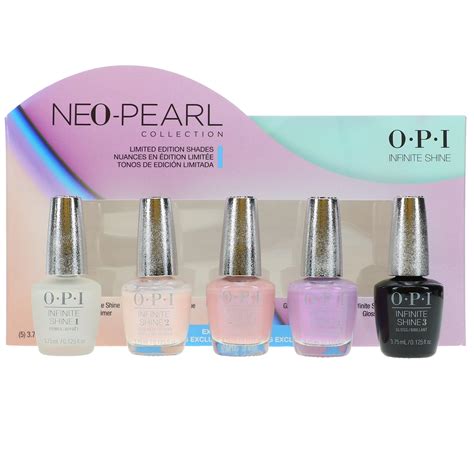 Opi Neo Pearl Collection Infinite Shine Mini 5 Pack Lala Daisy