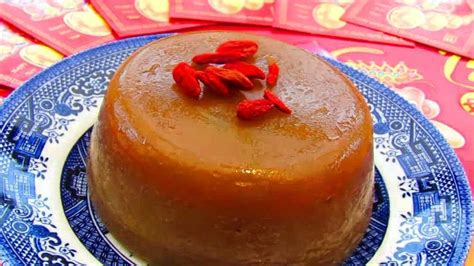 How To Make Chinese New Year Cake Steamed Glutinous Rice Cake Nian Gao