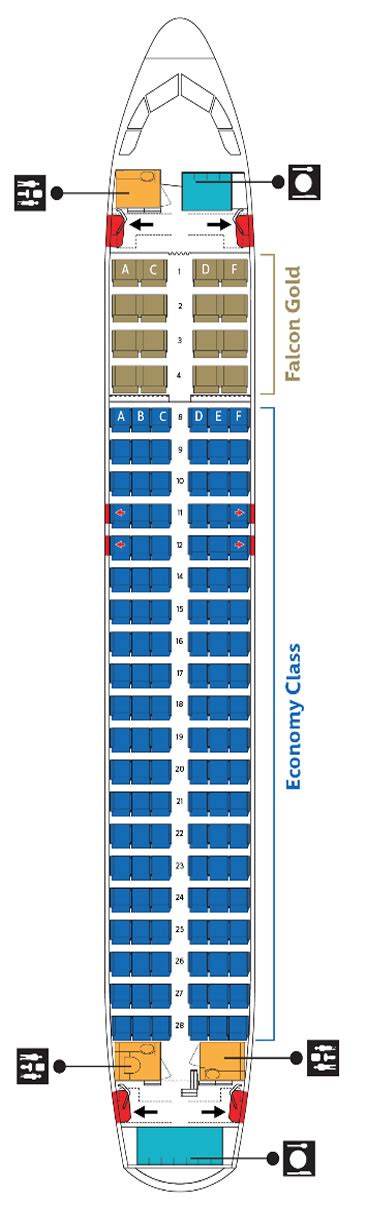 Airbus A319 Allegiant Seating Chart
