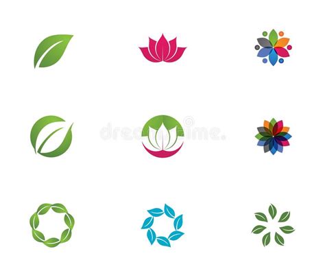 Ecology Logo Illustration Vectors Stock Vector Illustration Of