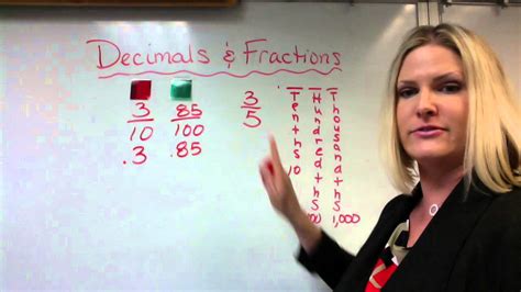 11 3 Fractions And Decimals Youtube