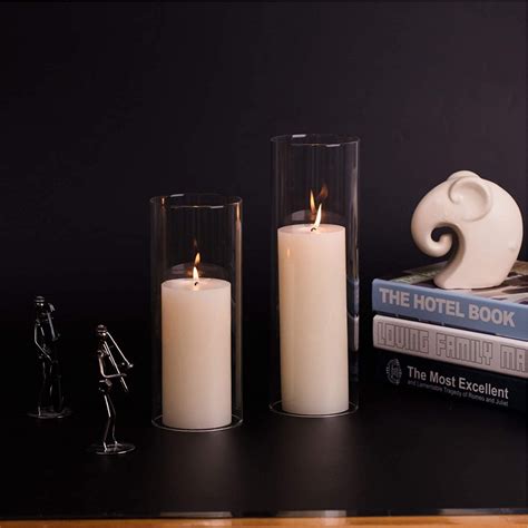 Glass Chimney Hurricane Candle Shade Crafted Charm Llc