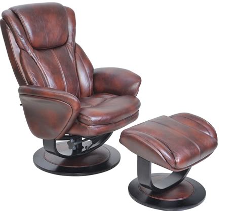 Barcalounger Roma Ii Recliner Chair And Ottoman Leather Recliner