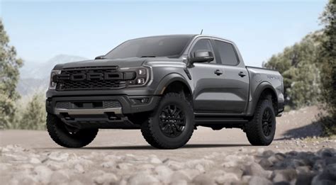 Carbonized Gray Metallic 2024 Ford Ranger Raptor Pictures Ford